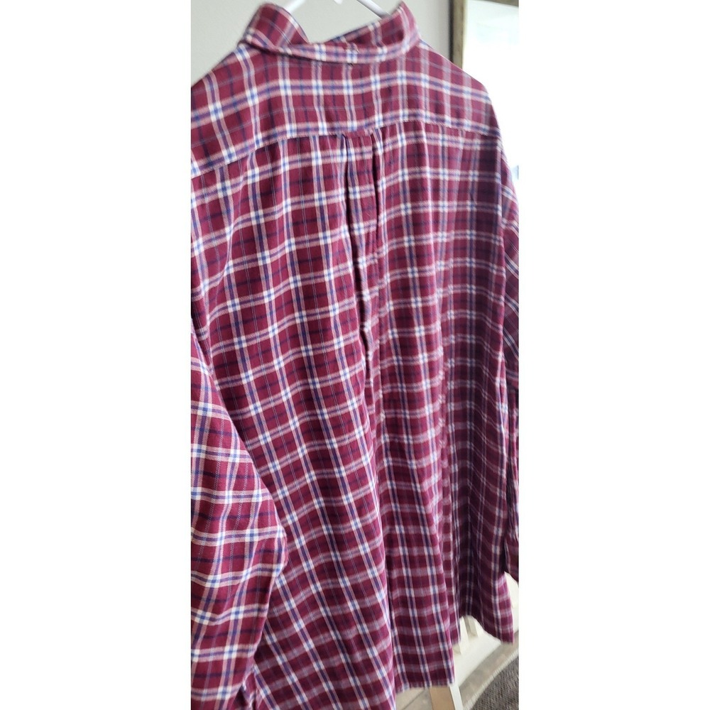 Vintage 90s Dover Dress Plaid Long Sleeve Shirt Mens 2XL Mint Condition #32 - Picture 5 of 6